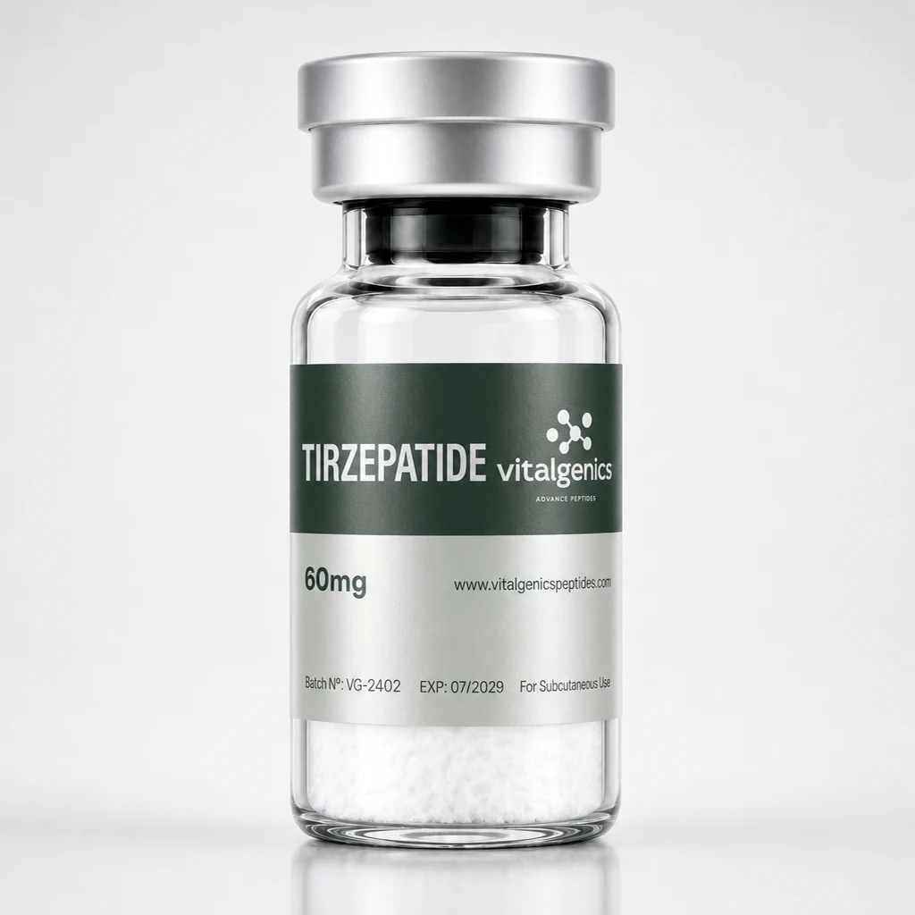Tirzepatide 60mg Vitalgenics vial